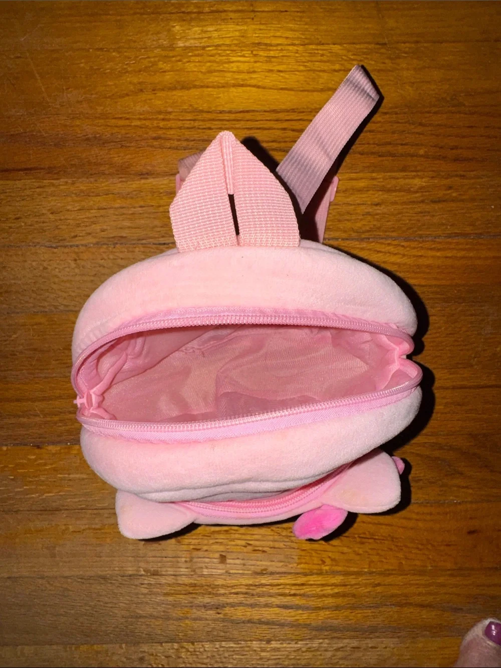 Hello Kitty Light Pink Plush Mini Backpack with Pink Bow
